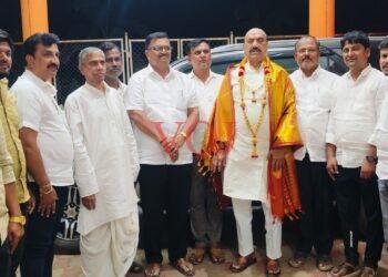 ಮುದ್ದೇಬಿಹಾಳ: ಶಾಸಕ ಅಶೋಕ್ ಪಟ್ಟಣ ಅವರಿಗೆ ಕಾಂಗ್ರೆಸ್ ಮುಖಂಡರಿಂದ ಗೌರವ ಸನ್ಮಾನ