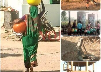 ಬತ್ತಿದ ಬಾವಿ, ಕೆಟ್ಟ ಕೈಪಂಪ್: ಕಿಲೋಮೀಟರ್ ಅಲೆದರೂ ಸಿಗದ ನೀರು; ಚವನಭಾವಿ ಗ್ರಾಮಸ್ಥರು ಆಕ್ರೋಶ..!