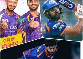 IPL 2026 – ಇಂದು ಮುಂಬೈ  ಕೆಕೆಆರ್‌ ಮುಖಾಮುಖಿ