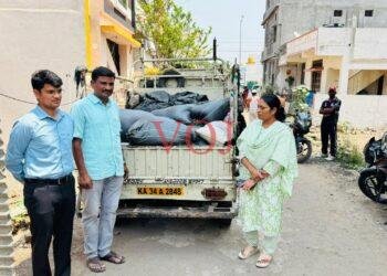 1280 ಕೆಜಿ ಅಕ್ರಮ ಪಡಿತರ ಅಕ್ಕಿ ವಶ