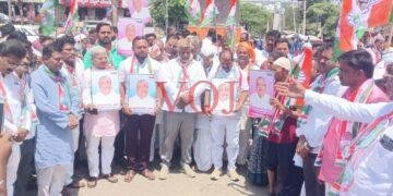 ಯಶವಂತರಾಯಗೌಡರಿಗೆ ಮಂತ್ರಿ ಸ್ಥಾನ ನೀಡಲು ಆಗ್ರಹಿಸಿ ಪ್ರತಿಭಟನೆ